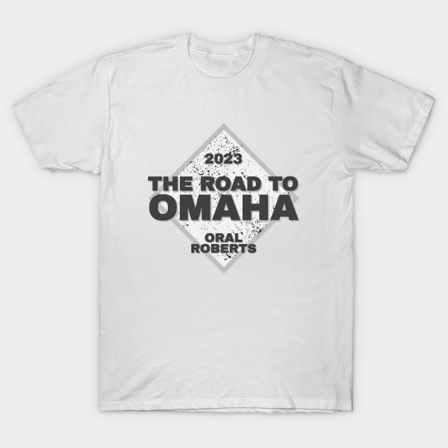 Oral Roberts Road To Omaha College Baseball 2023 T-Shirt by Designedby-E